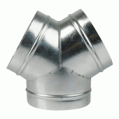 Y-Stück Metall 400mm