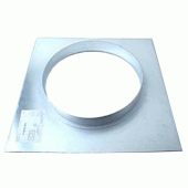 Wandflansch Metall für ø 150 mm