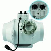Ventilution Mixed In-Line 467/552m³/h 150mm mit IEC Stecker