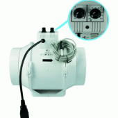 Ventilution Mixed In-Line, 467/552m³/h 160mm mit IEC Stecker