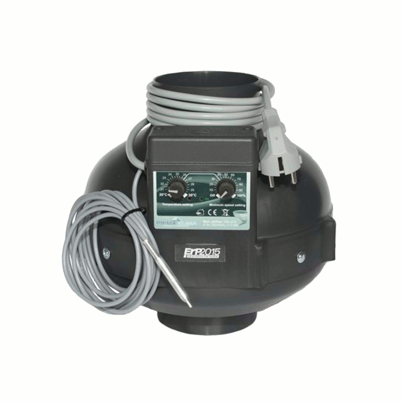 Prima-Klima Ventilator 820m³/h 160mm Temperatur gesteuert Bild zum Schließen anclicken
