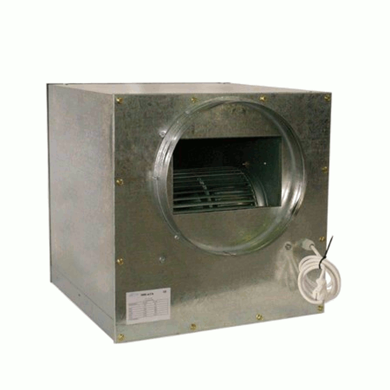 ISO-Lüfterbox 750 m³/h 200 mm Schallgedämmt Bild zum Schließen anclicken